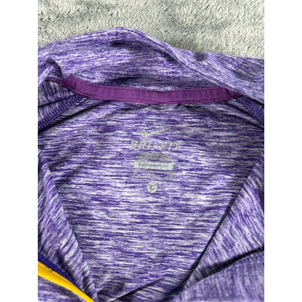 Nike Women’s LSU Tigers Quarter Zip Dri-fit‎ Pullover Louisiana State Large